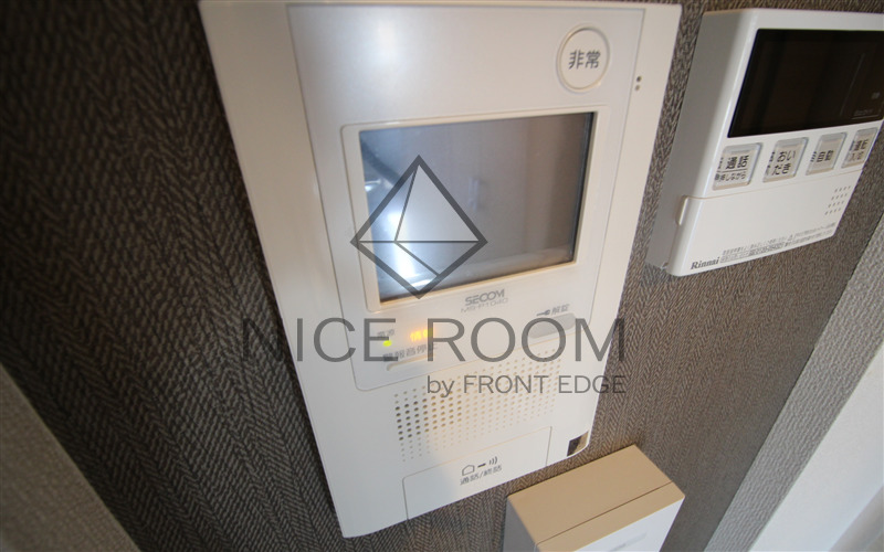 セキュリティ　ナチュール天王寺　モニター付きインターホン