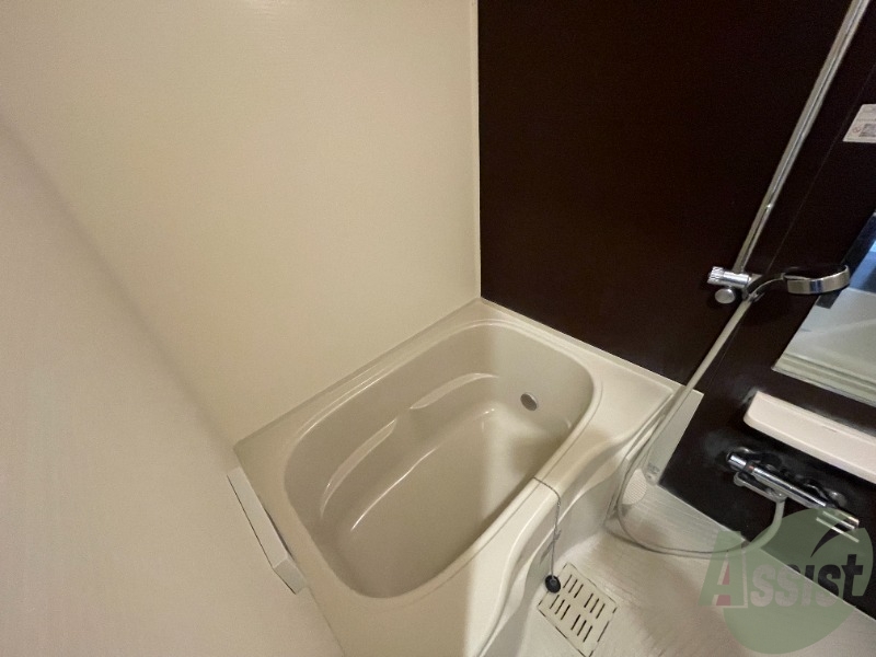 バス・シャワールーム　こちらはお風呂。一日の疲れをここで癒してください。