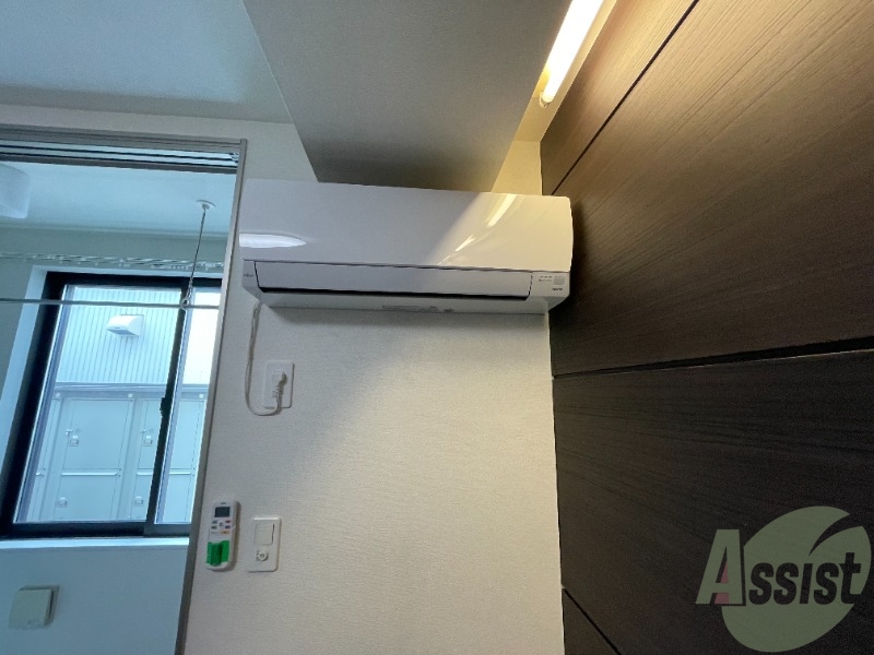 その他設備　エアコンが付いていますので寒暖対策もばっちり。