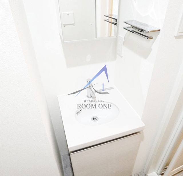 洗面設備　洗面台です。