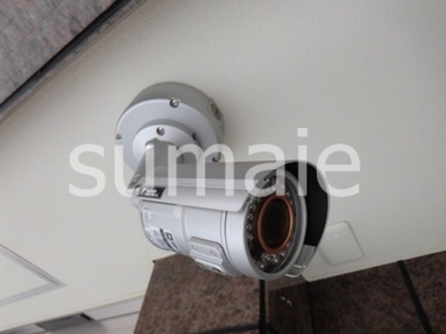 セキュリティ　防犯カメラ。