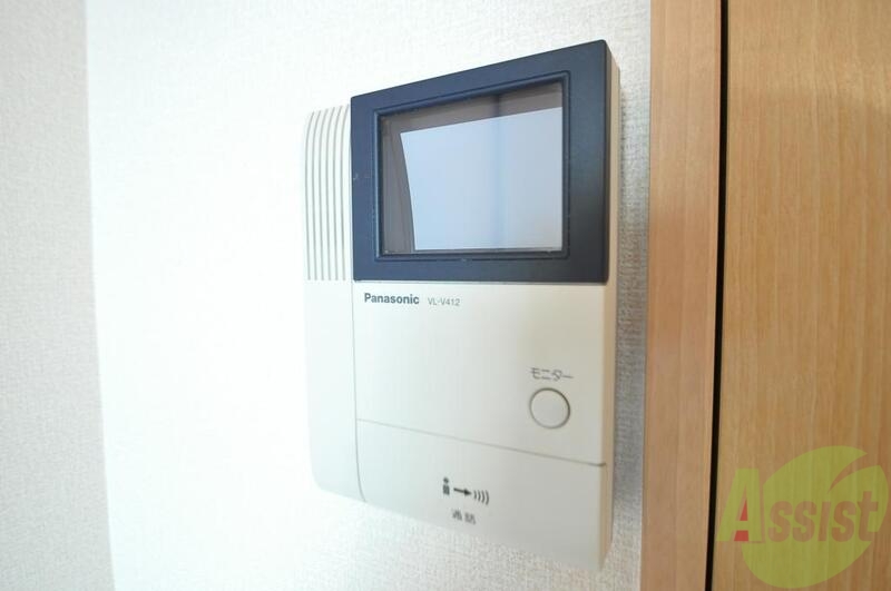 セキュリティ　モニター付きインターフォンでセキュリティ対策もバッチリ。