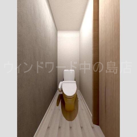 トイレ　完成予想パース