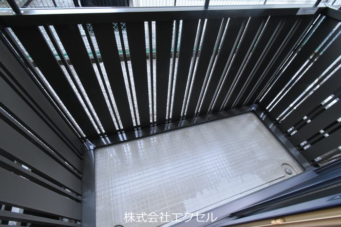 バルコニー　風通しの良いバルコニーです。