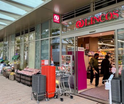 スーパー　リンコス白金ザ・スカイ店（スーパー）まで247m