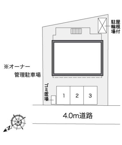 駐車場　駐車場区画図