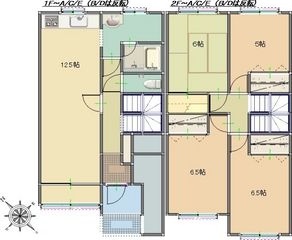 伏古5条5丁目1棟5戸建の間取り写真