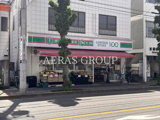 コンビニ　ローソンストア100 東中神店（コンビニ）まで202m