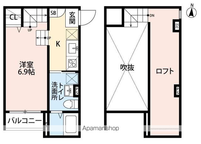 リアンジュ筥松の間取り写真