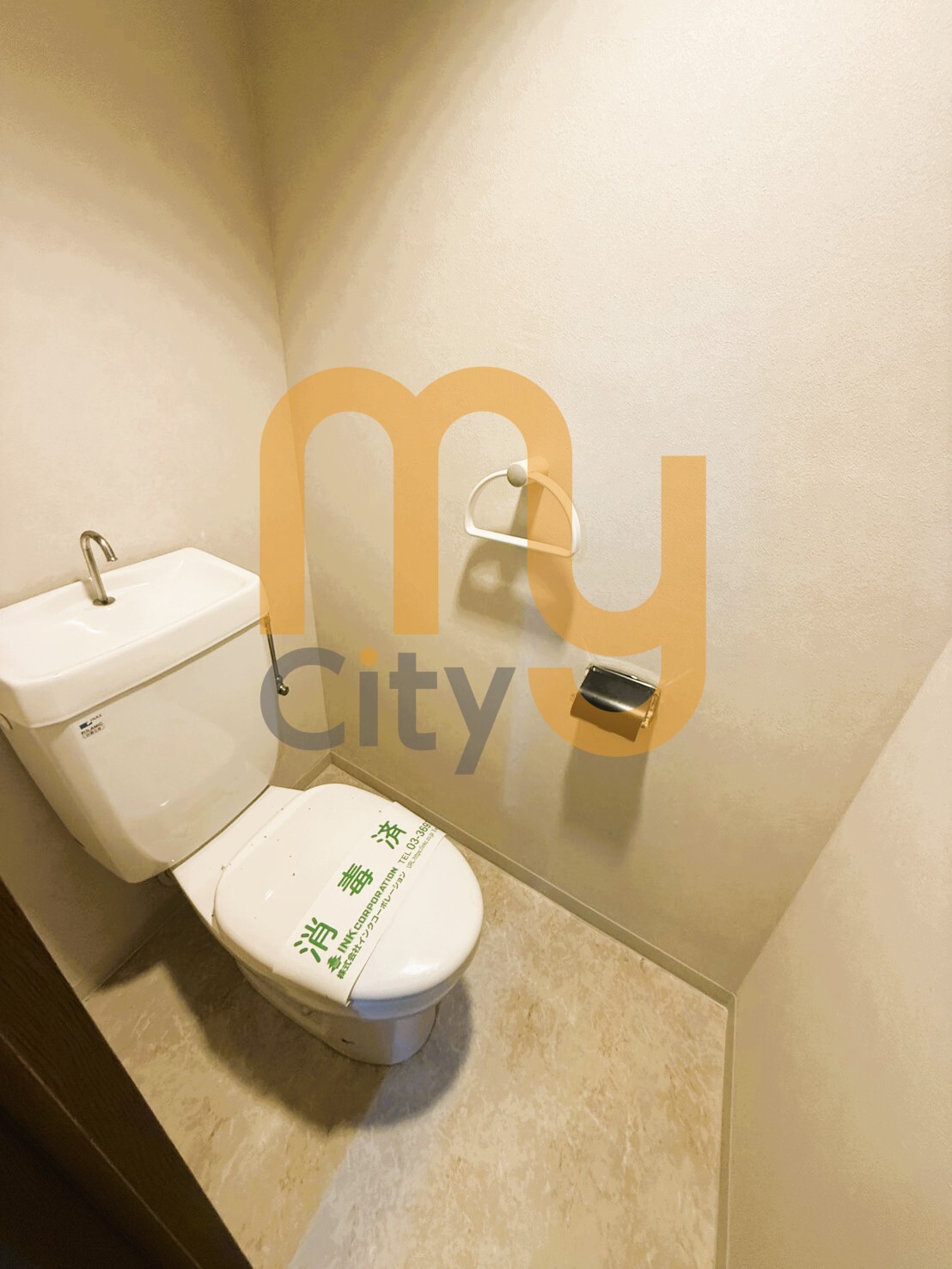 東急池上線 大崎広小路駅 徒歩6分 12階建 築30年のトイレ写真