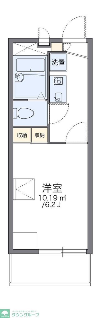 レオパレスフォレストの間取り写真