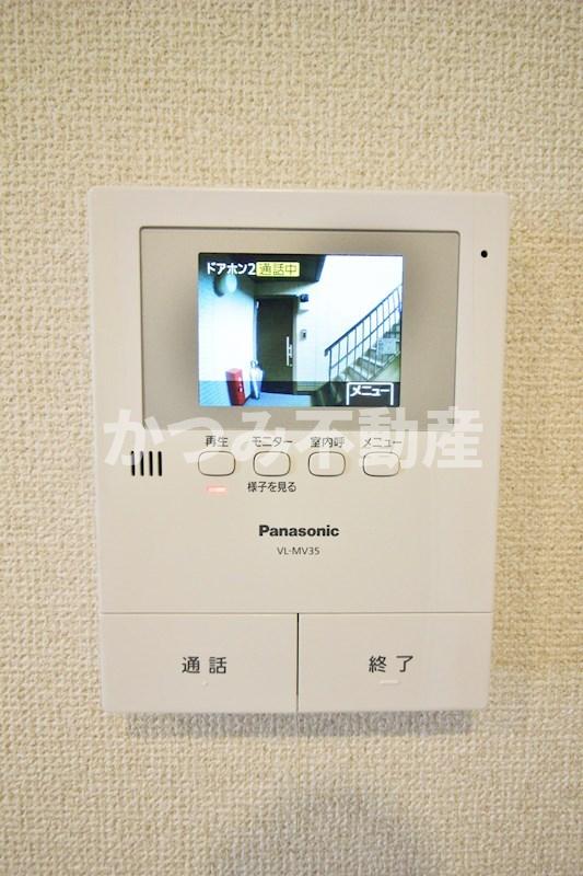 セキュリティ　同物件別号室参考写真