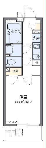 クレイノエスペランザの間取り写真