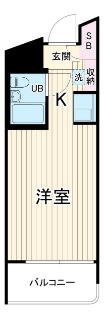 小田急小田原線 相武台前駅 徒歩6分 4階建 築36年の間取り写真