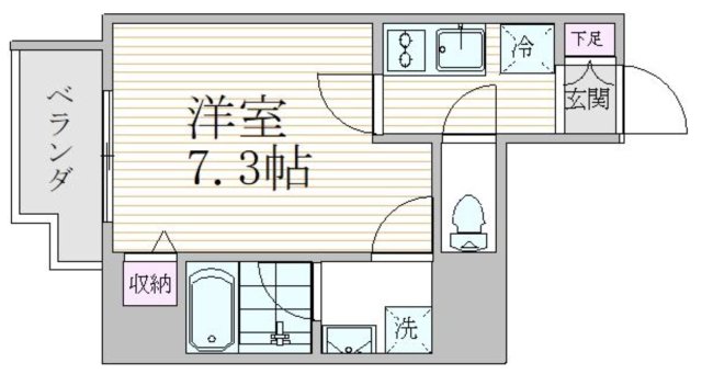 エスジーコート元浅草の間取り写真