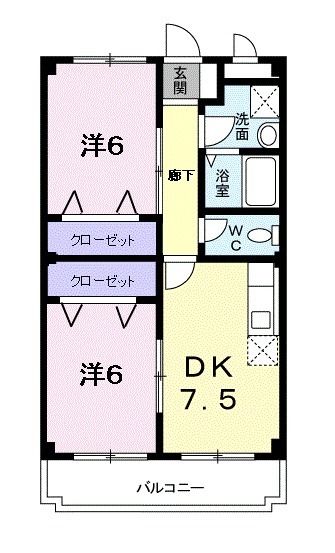 サンリーヴェの間取り写真