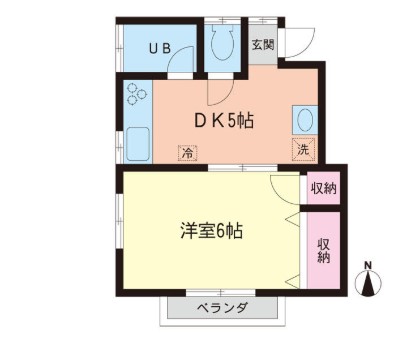 東京メトロ千代田線 北千住駅 徒歩15分 2階建 築27年の間取り写真
