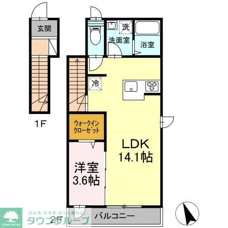D-room赤松町の間取り写真