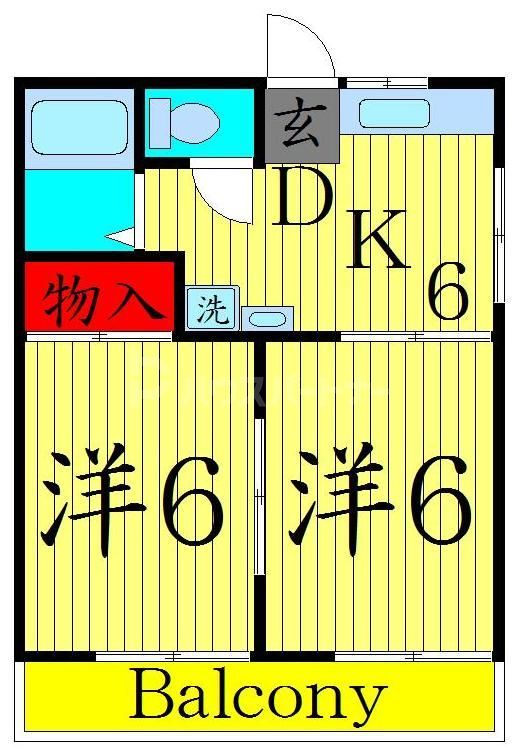 友ハイムの間取り写真