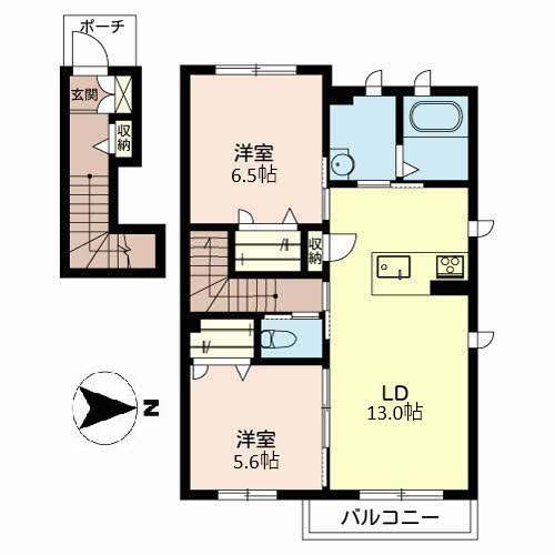 アーバンのざと CENTERの間取り写真