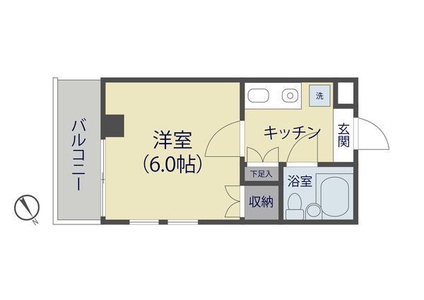 ジュネパレス草加第6の間取り写真