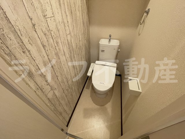 トイレ　ゆったりとした空間のトイレです