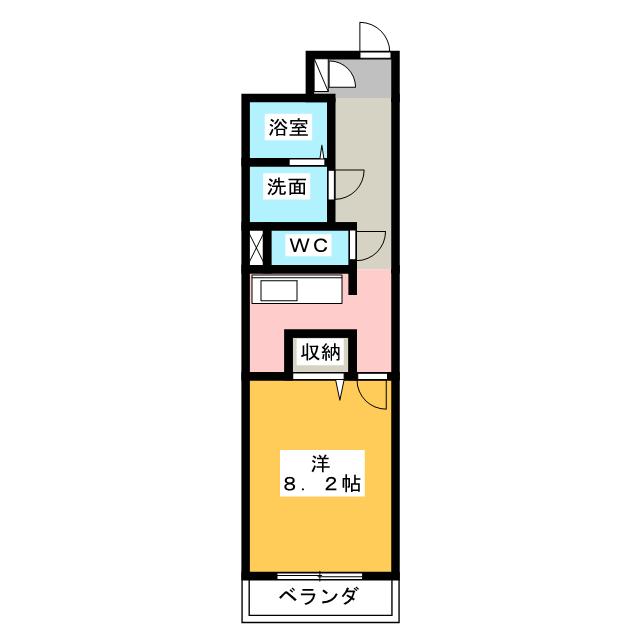 ラフィネ上浜の間取り写真