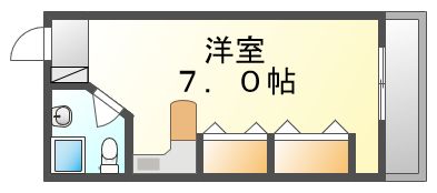 高松市松島町のマンションの間取り