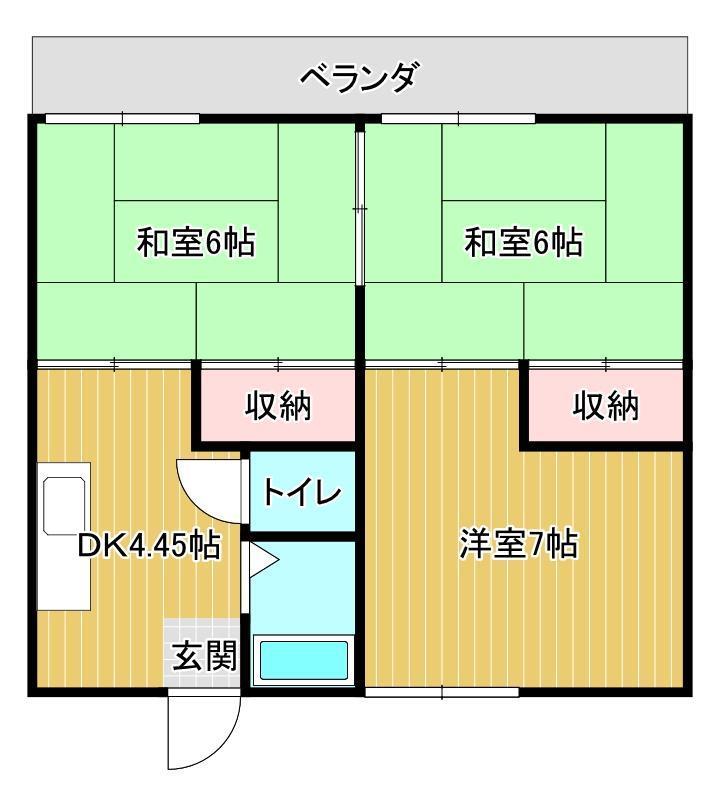 コンフォーティア本町の間取り