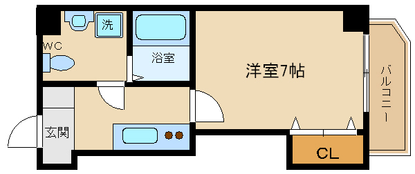 地下鉄今里筋線 今里駅 徒歩2分 8階建 築13年の間取り写真