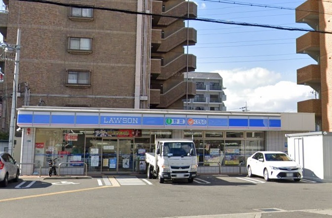 コンビニ　ローソン長原駅西店（コンビニ）まで198m