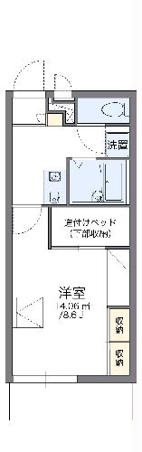 レオパレス森見公園の間取り