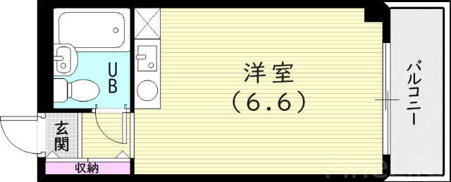 グランメール長田の間取り