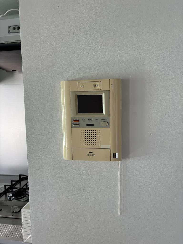 セキュリティ　モニター付きオートロックインターフォンです。