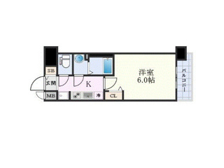 プレサンス大阪都島エレナードの間取り