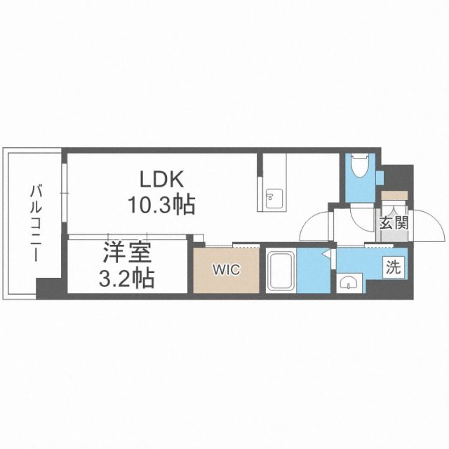 RESIDENCE南福岡の間取り