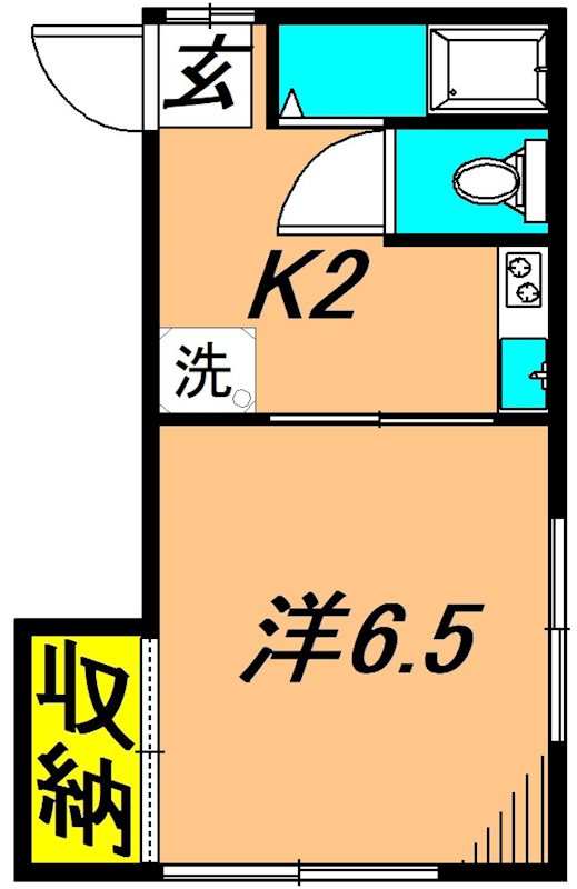 目黒区目黒本町のマンションの間取り