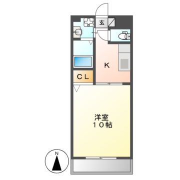 カサグランデ新栄の間取り