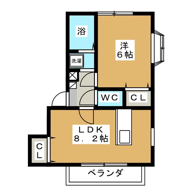 パステル郡山の間取り