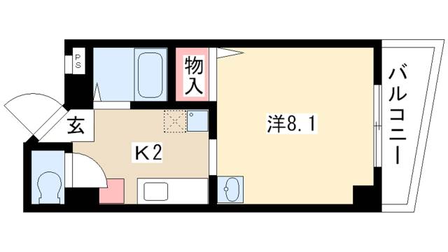 サンセイハイツ桜山の間取り