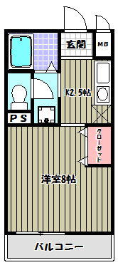 カーサ寺池の間取り