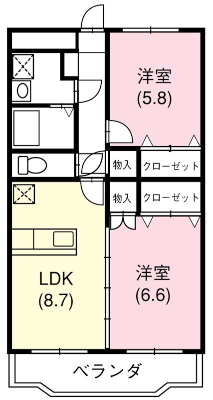 エスプリIIの間取り