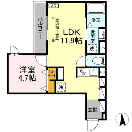 仮称）D-room掛川市中央の間取り