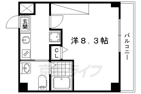 サントス北野の間取り