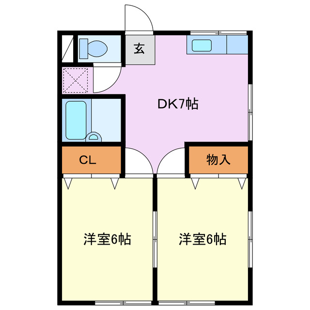 志摩市阿児町国府のアパートの間取り