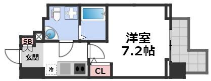 セレニテ難波プリエの間取り