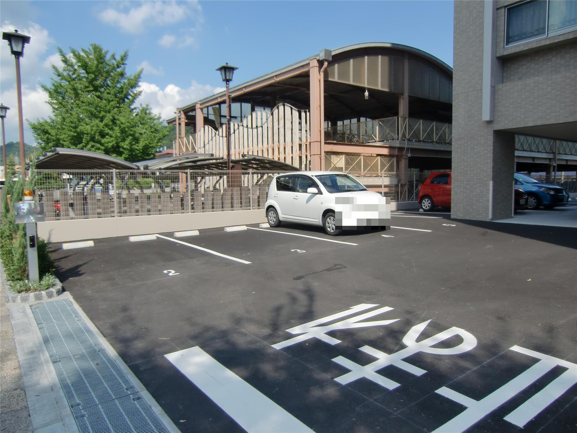 【オーヴィジョン山口駅前セントラルスクエアの駐車場】