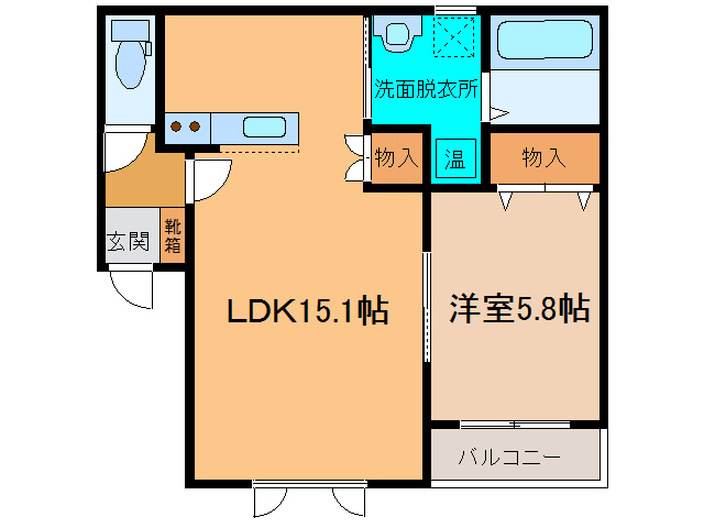 laulea9条　（ラウレア)の間取り