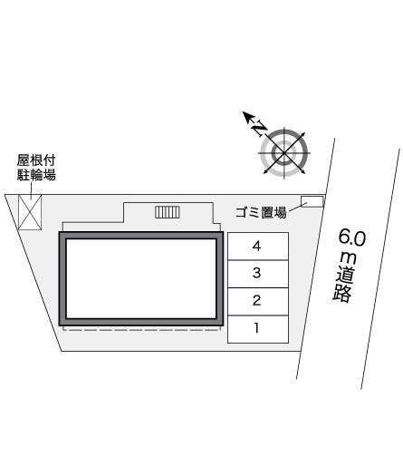 【レオパレスＫＡＺＵの駐車場】