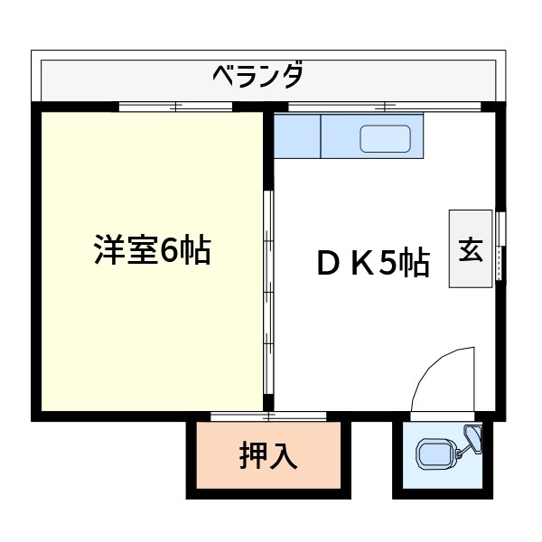 墨田区向島のマンションの間取り